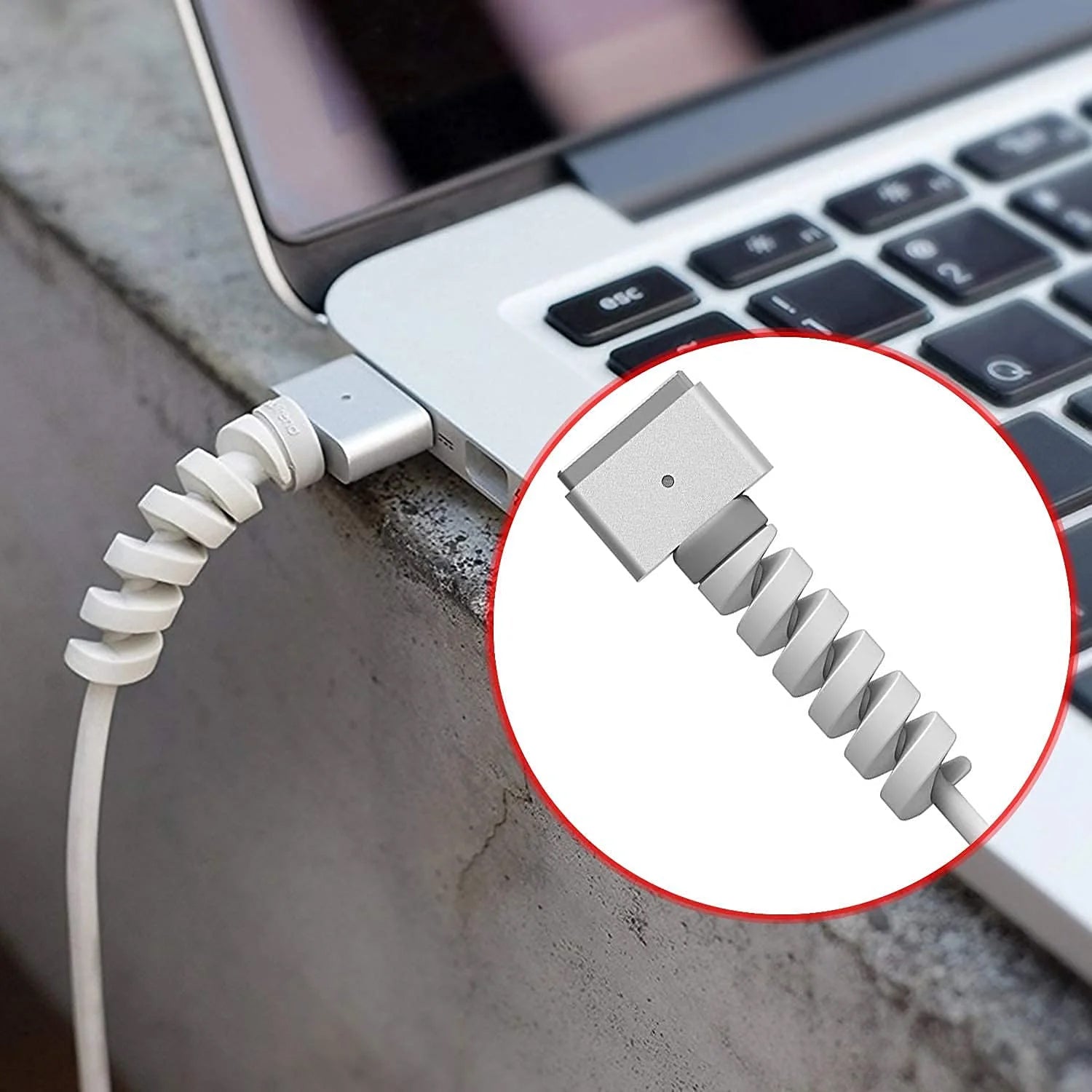 12722 Spiral Charger Cable Protector Data Cable Saver Charging Cords Protective for All Universal Earphone & Cable Cover (Pack of 10) 12722 Spiral Charger Cable Protector Data Cable Saver Charging Cords Protective for All Universal Earphone & Cable Cover (Pack of 10)